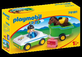 Playmobil 70181 Auto s prepravníkom na koňa