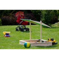 Záhradné pieskovisko 120x120cm - so strieškou - cena, porovnanie