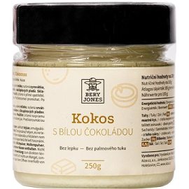 Bery Jones Kokosový krém s bielou čokoládou 250g