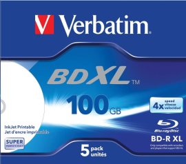 Verbatim Blu-ray BD-R XL 100GB 5ks