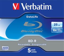 Verbatim BD-R SL 25GB 6x 5ks