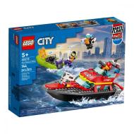 Lego City 60373 Hasičská záchranárska loď a čln