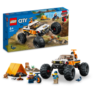 Lego City 60387 Dobrodružstvo s tereňákom 4x4 - cena, porovnanie