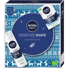 Nivea Men Sensitive Shave darčekové balenie na holenie