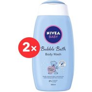 Nivea Baby Cream Bath 2x500ml - cena, porovnanie