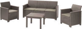 Keter EMMA 3 SEATER SOFA SET