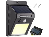 Iso Trade Solárna lampa s pohybovým a súmrakovým senzorom 48 COB LED - cena, porovnanie