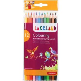 Derwent Lakeland Colouring, okrúhle 12 farieb
