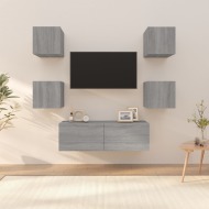 vidaXL Nástenná TV skrinka sivá sonoma spracované drevo - cena, porovnanie