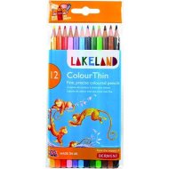 Derwent Lakeland ColourThin, šesťhranné 12 farieb