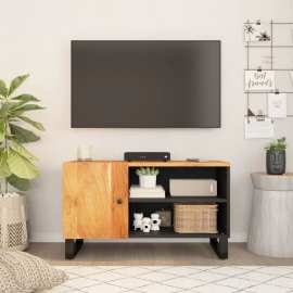 vidaXL TV skrinka 80x33x46 cm masívna akácia a spracované drevo