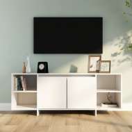 vidaXL TV skrinka biela 130x35x50 cm drevotrieska - cena, porovnanie