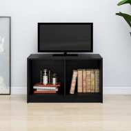 vidaXL TV skrinka čierna 70x33x42 cm masívne borovicové drevo - cena, porovnanie