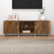 vidaXL TV skrinka dymový dub 150x30x30 cm spracované drevo - cena, porovnanie