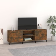 vidaXL TV skrinka dymový dub 150x30x50 cm spracované drevo - cena, porovnanie