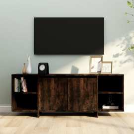 vidaXL TV skrinka hnedý dub 130x35x50 cm drevotrieska
