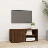 vidaXL TV skrinka hnedý dub 80x31,5x36 cm spracované drevo - cena, porovnanie