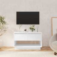 vidaXL TV skrinka lesklá biela 70x41x44 cm drevotrieska - cena, porovnanie