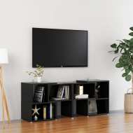 vidaXL TV skrinka, lesklá čierna 104x30x52 cm drevotrieska - cena, porovnanie