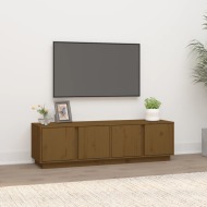 vidaXL TV skrinka medovo-hnedá 140x40x40 cm masívna borovica - cena, porovnanie