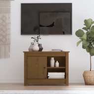 vidaXL TV skrinka medovo-hnedá 70x36,5x52 cm masívna borovica - cena, porovnanie