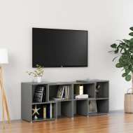 vidaXL TV skrinka sivá 104x30x52 cm drevotrieska - cena, porovnanie