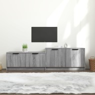 vidaXL TV skrinka sivý dub sonoma 158,5x36x45 cm spracované drevo - cena, porovnanie