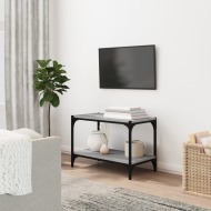 vidaXL TV skrinka sivý dub sonoma 60x33x41 cm spracované drevo a oceľ - cena, porovnanie