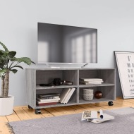 vidaXL TV skrinka s kolieskami sivá sonoma 90x35x35cm spracované drevo - cena, porovnanie