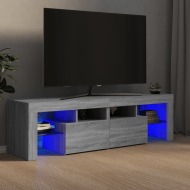 vidaXL TV skrinka s LED svetlami sivá sonoma 140 x 36,5 x 40 cm - cena, porovnanie