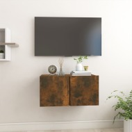 vidaXL Závesná TV skrinka dymový dub 60x30x30 cm spracované drevo - cena, porovnanie