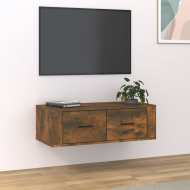 vidaXL Závesná TV skrinka dymový dub 80x36x25 cm spracované drevo - cena, porovnanie