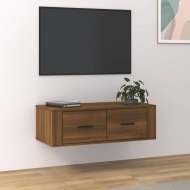 vidaXL Závesná TV skrinka hnedý dub 80x36x25 cm spracované drevo - cena, porovnanie