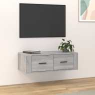 vidaXL Závesná TV skrinka sivý dub sonoma 80x36x25 cm spracované drevo - cena, porovnanie