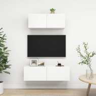 vidaXL 2-dielna súprava TV skriniek biela drevotrieska - cena, porovnanie