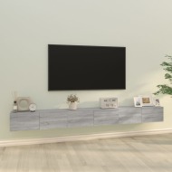 vidaXL 3-dielna sada TV skriniek sivý dub sonoma spracované drevo - cena, porovnanie