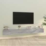 vidaXL 3-dielna sada TV skriniek sivý dub sonoma spracované drevo - cena, porovnanie