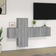 vidaXL 3-dielna súprava TV skriniek sivá sonoma spracované drevo - cena, porovnanie