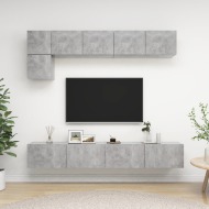 vidaXL 5-dielna súprava TV skriniek betónová sivá drevotrieska - cena, porovnanie