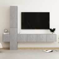 vidaXL 5-dielna súprava TV skriniek betónovo-sivá drevotrieska - cena, porovnanie