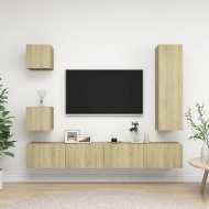 vidaXL 5-dielna súprava TV skriniek dub sonoma drevotrieska - cena, porovnanie