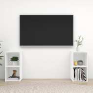 vidaXL TV skrinky 2 ks biele 72,5x35x36,5 cm drevotrieska - cena, porovnanie