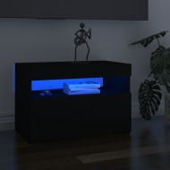 vidaXL TV skrinky s LED svetlami 2 ks čierne 60x35x40 cm - cena, porovnanie