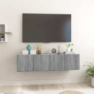 vidaXL Závesné TV skrinky sivý sonoma 2ks 60x30x30 cm spracované drevo - cena, porovnanie