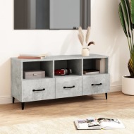 vidaXL TV stolík betónovo sivý 102x35x50 cm spracované drevo - cena, porovnanie