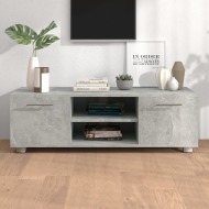 vidaXL TV stolík betónovo-sivý 110x40x35 cm spracované drevo - cena, porovnanie