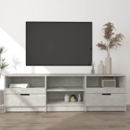 vidaXL TV stolík betónový sivý 150x33,5x45 cm spracované drevo - cena, porovnanie