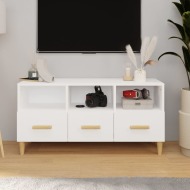 vidaXL TV stolík biely 102x36x50 cm spracované drevo - cena, porovnanie