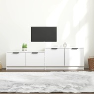 vidaXL TV stolík biely 158,5x36x45 cm spracované drevo - cena, porovnanie