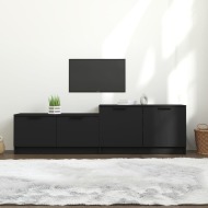vidaXL TV stolík čierny 158,5x36x45 cm spracované drevo - cena, porovnanie
